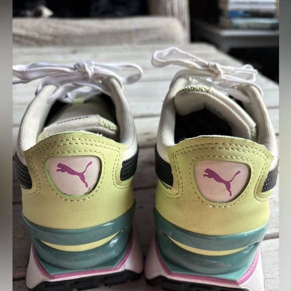 Puma | Cruise Rider | Ivory | pink | teal | platform | women’s size 8 - Picture 9 of 13